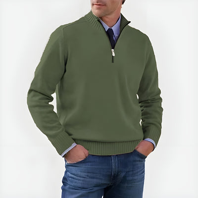 Laurent™ | Pull à col zippé élégant
