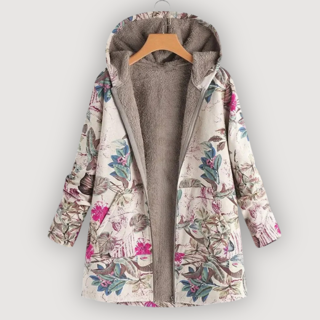 Beige Floral / 5XL