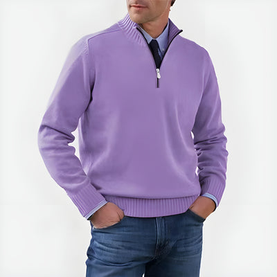 Laurent™ | Pull à col zippé élégant