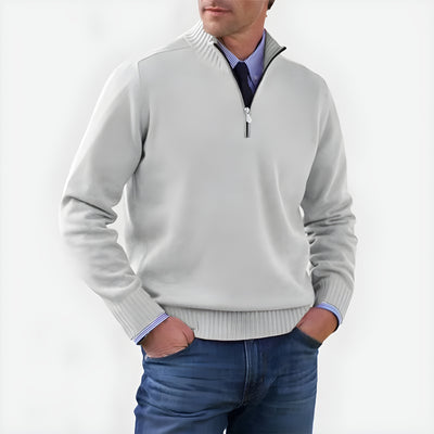 Laurent™ | Pull à col zippé élégant