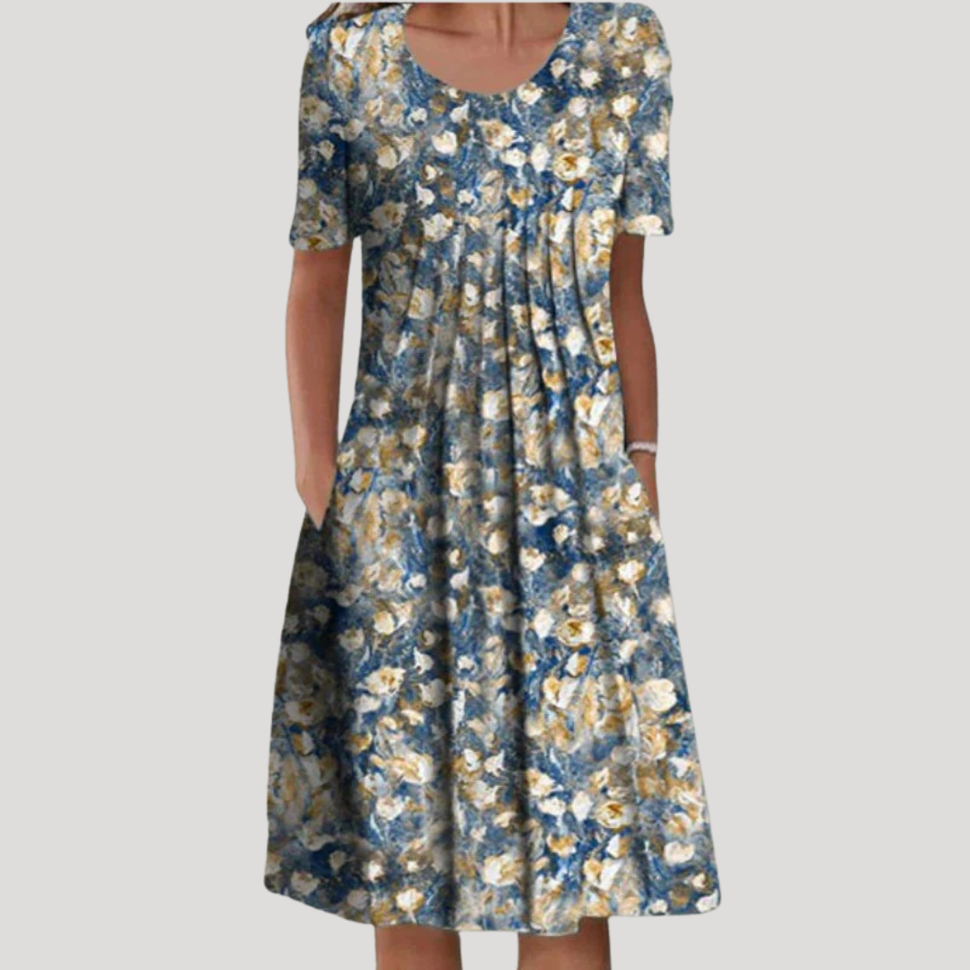 Light Floral Blue / 3XL