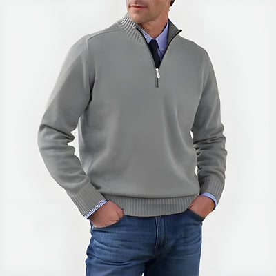 Laurent™ | Pull à col zippé élégant