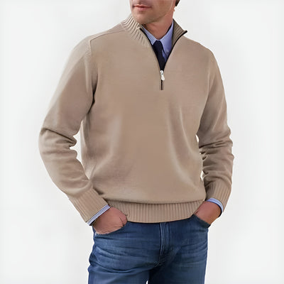 Laurent™ | Pull à col zippé élégant
