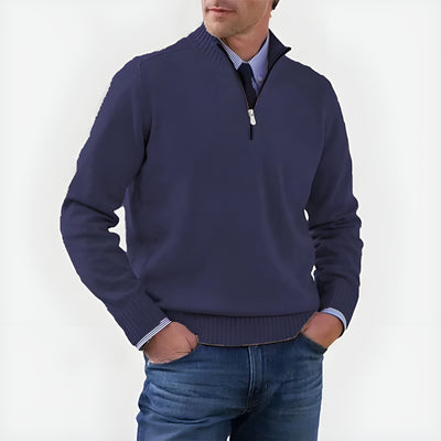 Laurent™ | Pull à col zippé élégant