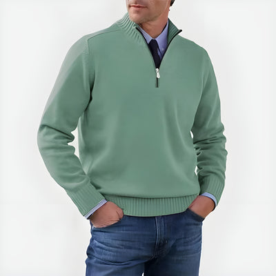 Laurent™ | Pull à col zippé élégant