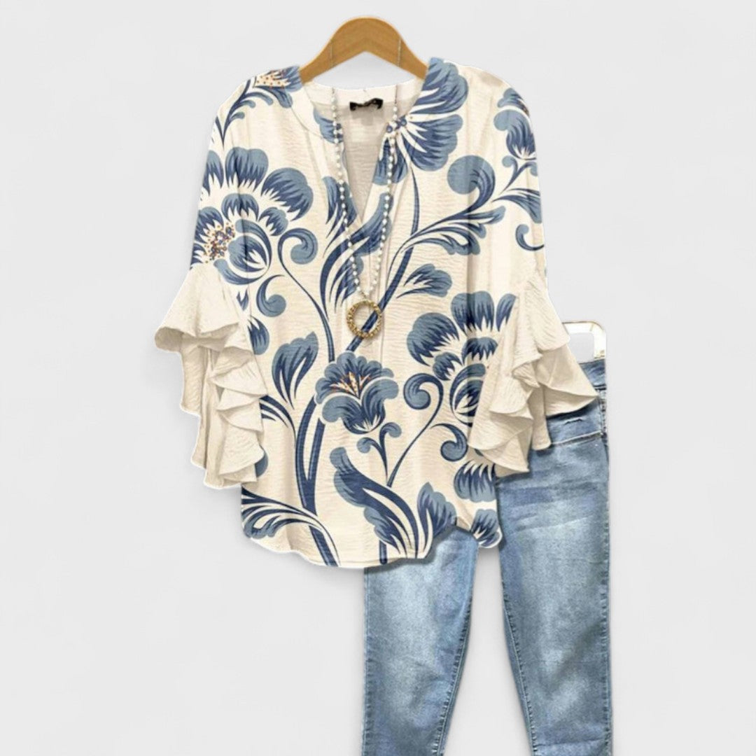 White-Blue / 5XL