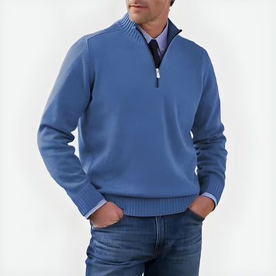 Laurent™ | Pull à col zippé élégant
