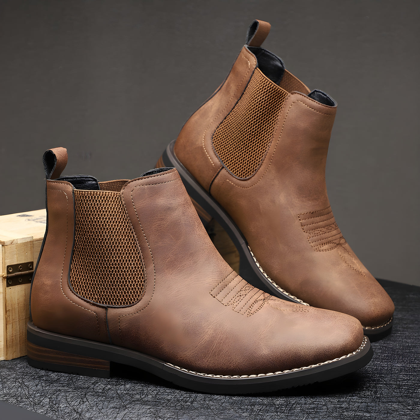 Maxwell™ | Bottines en cuir robustes et élégantes