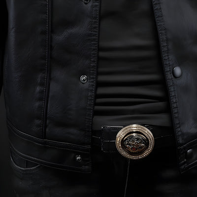 Bastien™ | Veste en cuir de cavalier
