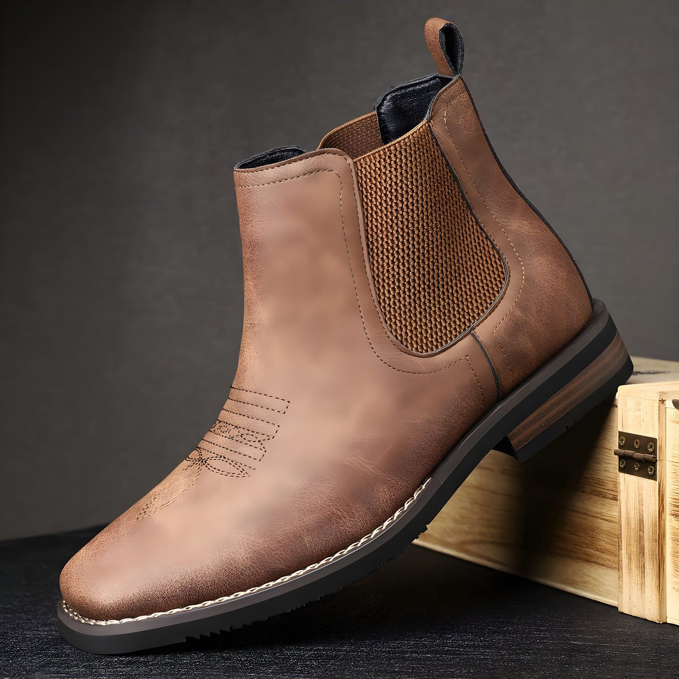 Maxwell™ | Bottines en cuir robustes et élégantes