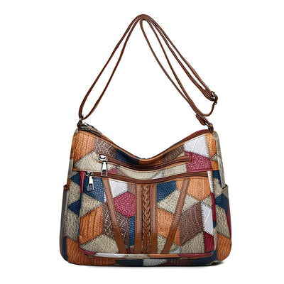 Navelle™ | Sac à main en cuir mosaïque