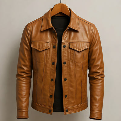 Bastien™ | Veste en cuir de cavalier