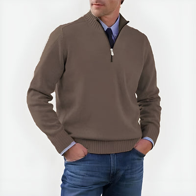 Laurent™ | Pull à col zippé élégant